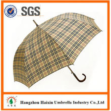 Top Quality 23'*8k Plastic Cover fiberglass promotion golf umbrella